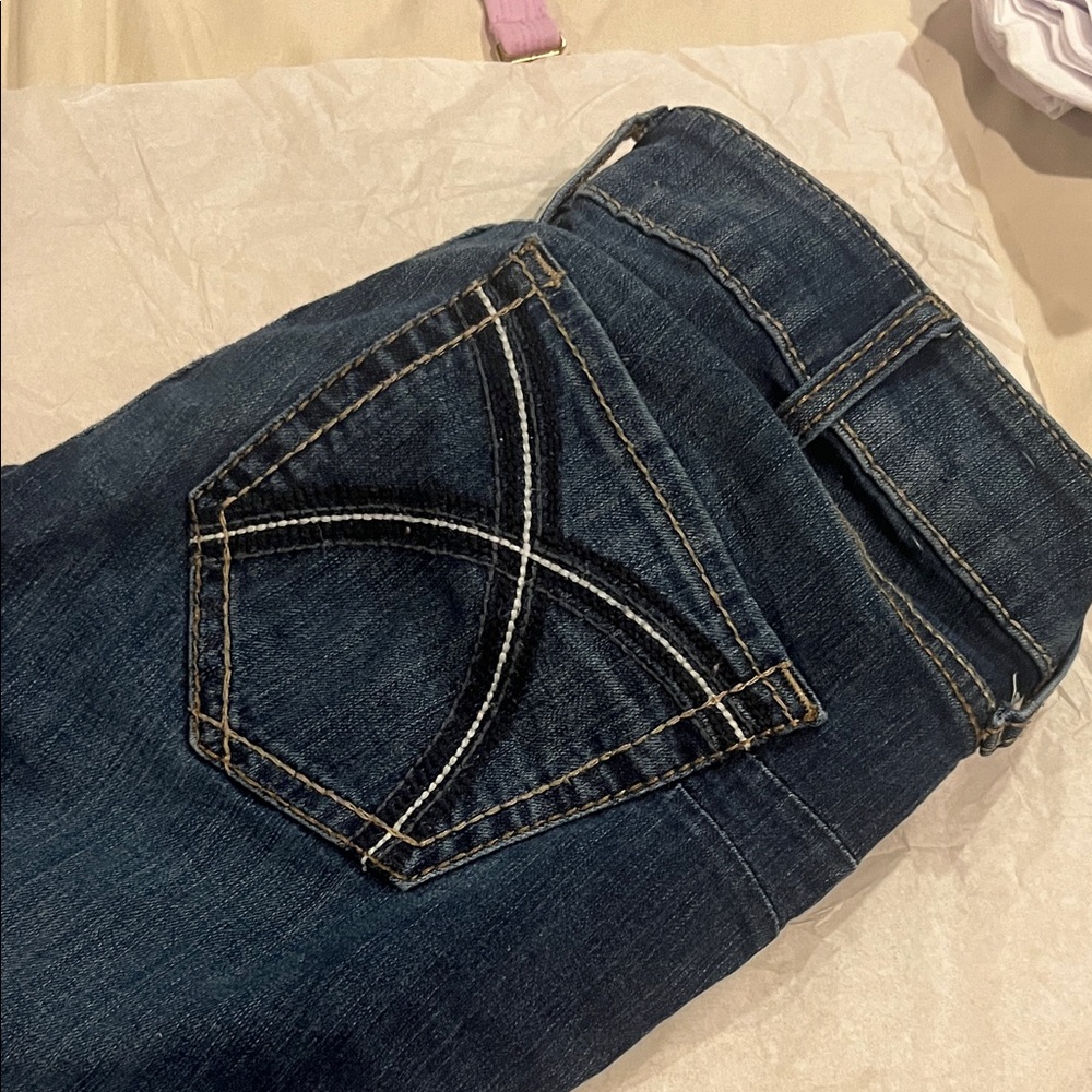 Ariat Indigo Women's Jeans with Contrast Stitching